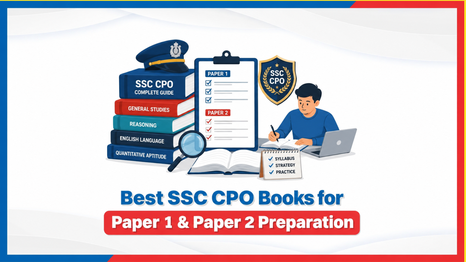 Best SSC CPO Books for Paper 1 & Paper 2 Preparation